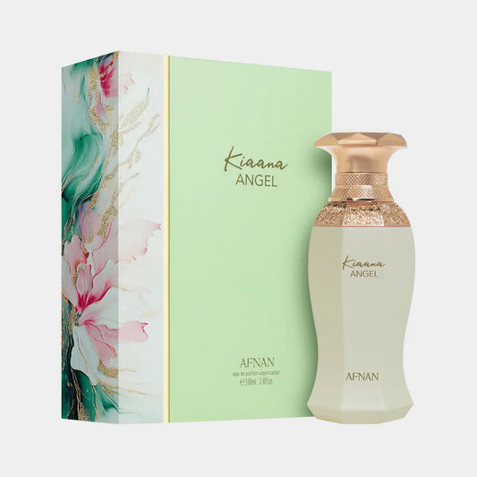 Afnan Kiaana Angel Eau De Parfum 100ml (Woman) bottle and packaging