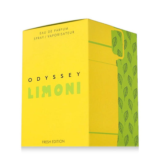 Armaf Odyssey Limoni Fresh Eau De Parfum 100ml (Unisex) bottle and packaging