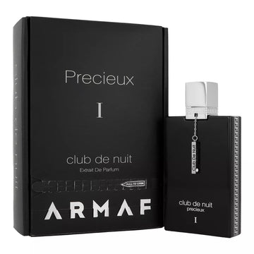 Armaf Club De Nuit Precieux Extrait De Parfum 55ml side angle - luxury leather amber perfume